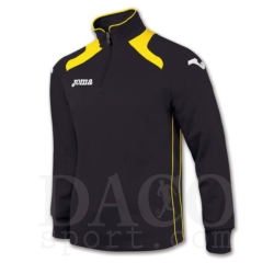 Joma Felpa ½ Zip CHAMPION II Uomo/Bambino Nero-Giallo