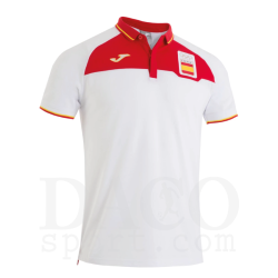 Joma Polo ESPANA Nazionale Atletica MC Uomo Bianco