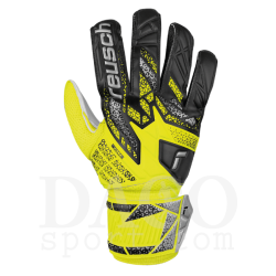 Reusch Guanti Portiere ATTRAKT SOLID Junior 2025 Black-SafetyYellow