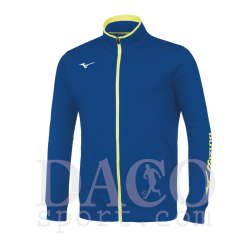 Mizuno Felpa Zip Intera SWEAT Azzurro