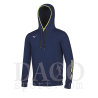 Mizuno Felpa Cappuccio SWEAT Uomo Blu