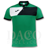 Joma Polo CREW II MC Uomo Verde/Nero/Bianco