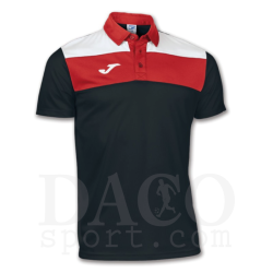 Joma Polo CREW MC Uomo Nero/Rosso/Bianco