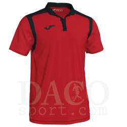 Joma Polo CHAMPIONSHIP V MC Uomo Rosso/Nero