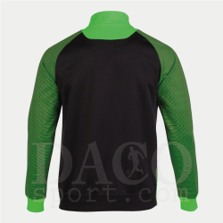 Joma Giacca Tuta ESSENTIAL II Uomo Nero-Verde Fluo