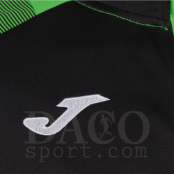 Joma Giacca Tuta ESSENTIAL II Uomo Nero-Verde Fluo