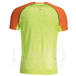 Joma Maglia Running OLIMPIA FLASH MC Arancio Fluo-Giallo Fluo