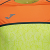 Joma Maglia Running OLIMPIA FLASH MC Arancio Fluo-Giallo Fluo