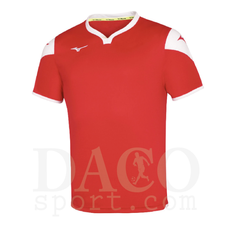 Mizuno Maglia Gara GAME RUNBIRD MC Uomo Rosso-Bianco