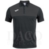 Joma Polo WINNER MC Uomo Nero-Antracite